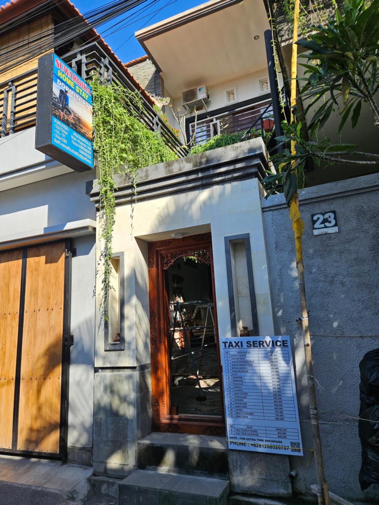 Suwardika Homestay & Dormitory Sanur Eksteriør bilde